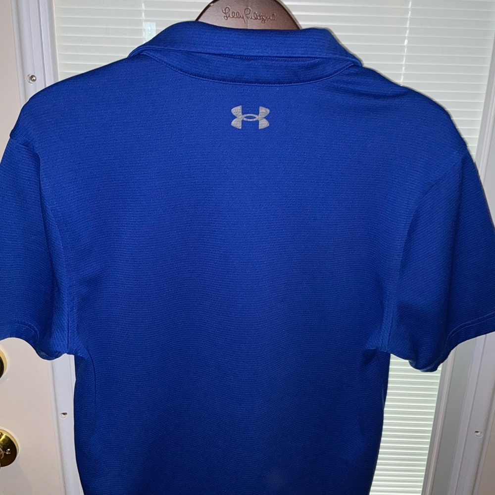Under Armour Men’s Polo Shirt Cobalt Blue Size S - Picture 3 of 11